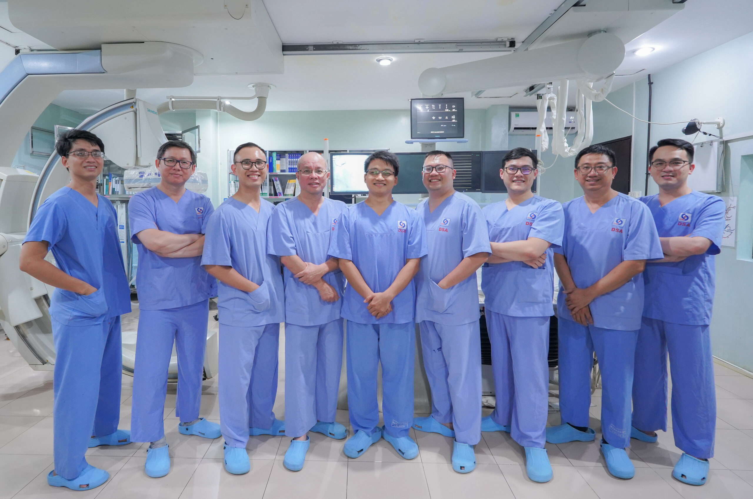 Can thiệp tim mạch tại phòng Cathlab DSA Bệnh viện Nhân dân Gia Định